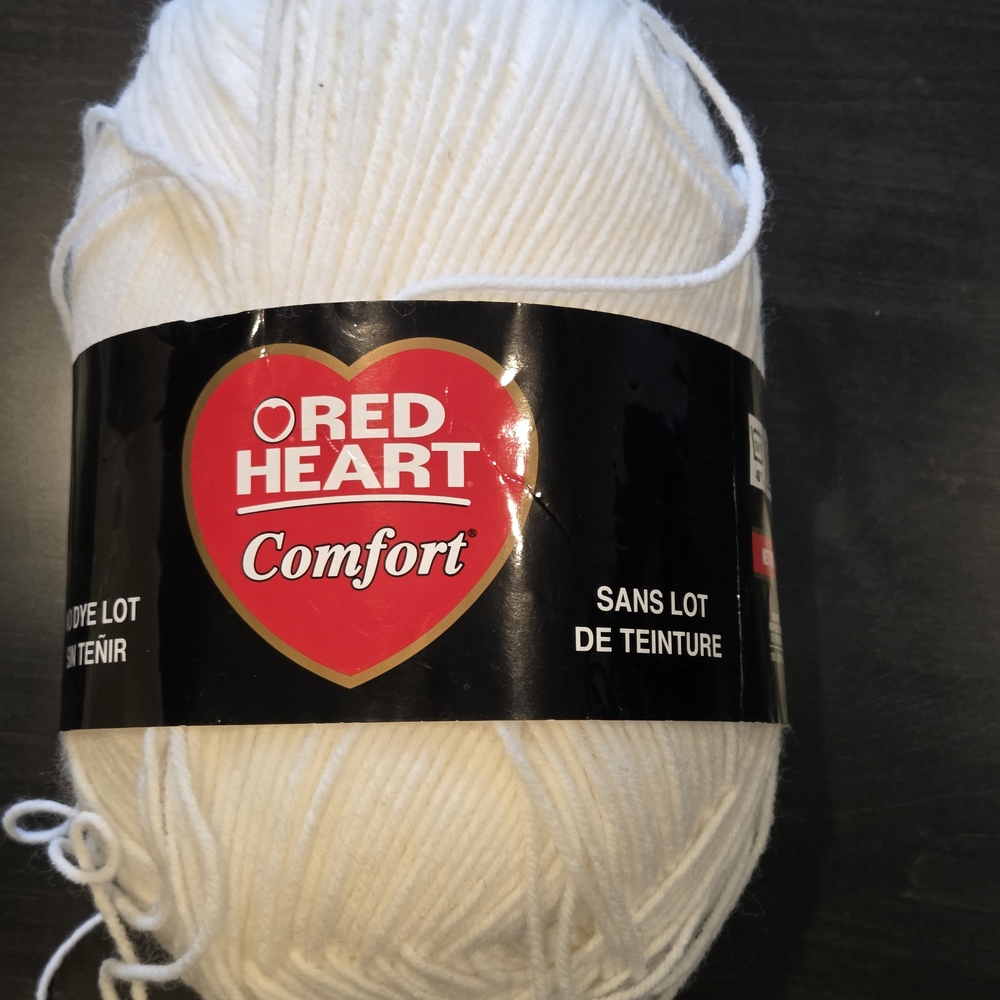 Red Heart Mega Yarn White